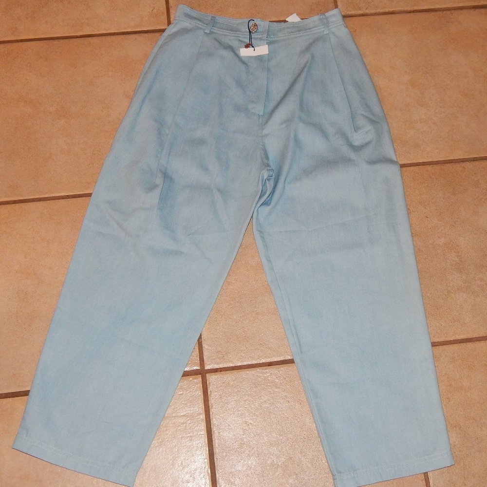NWT $300 MANOUSH Light Blue Pants Jeans sz 36 XS 4